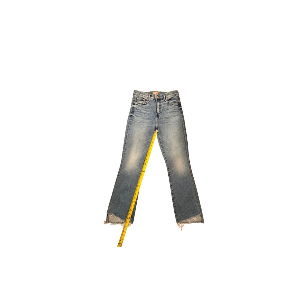 Mother Denim Insider Crop Step Fray in Out Of The Blue Size 28 - Picture 3 of 4